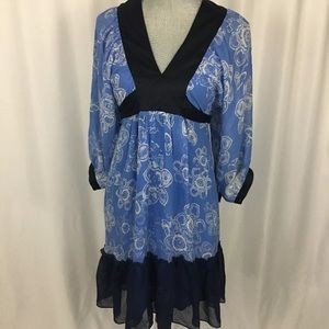 MOULINETTE SOEURS Anthropologie Silk Kimono Dress